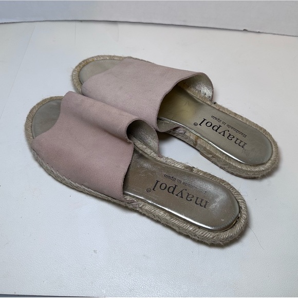 Maypol Espadrille Spain Sandals Slide Slip-On - Picture 2 of 12